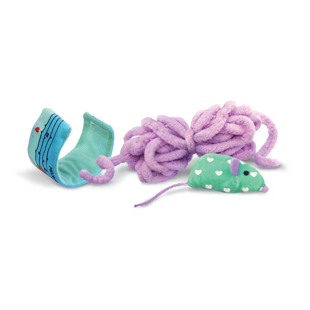 Kong Kattelegetøj Pull-A-Partz Yarnz 6,5x7,5x11,5 cm